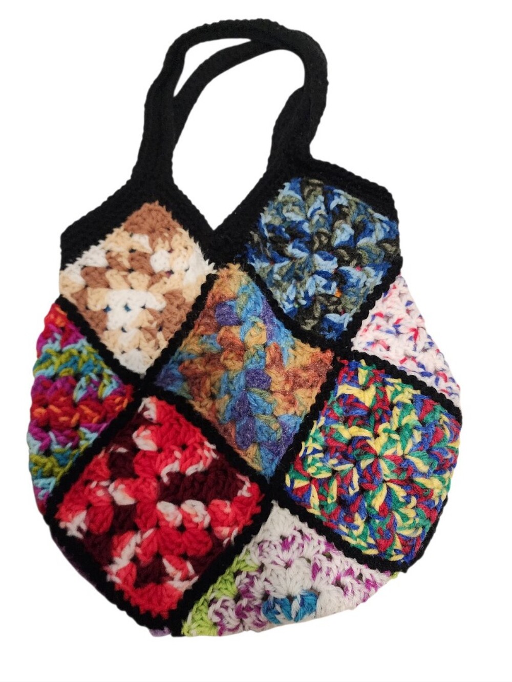 Boho Handknit Bag